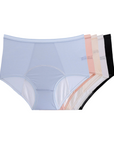 Cueca Absorvente Cintura Alta - Conjunto de 5