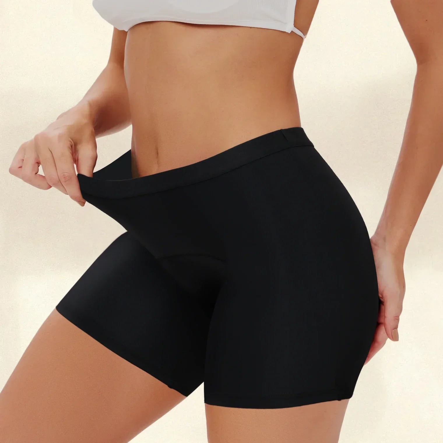 Cueca Absorvente Corte Boxer - Conjunto de 5