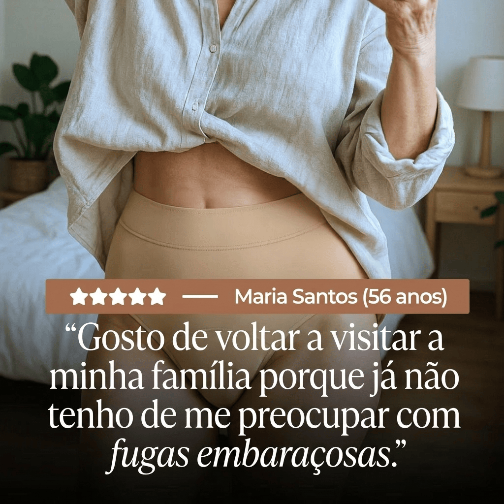 Cueca Absorvente Conforto Extra - Conjunto