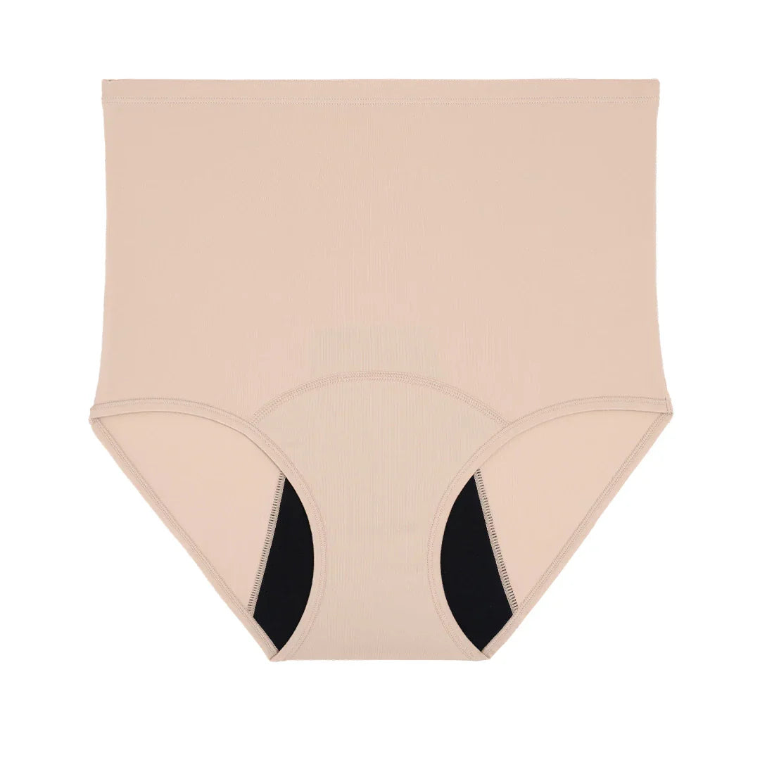 Cueca Absorvente Super Cintura Alta - Conjunto de 5